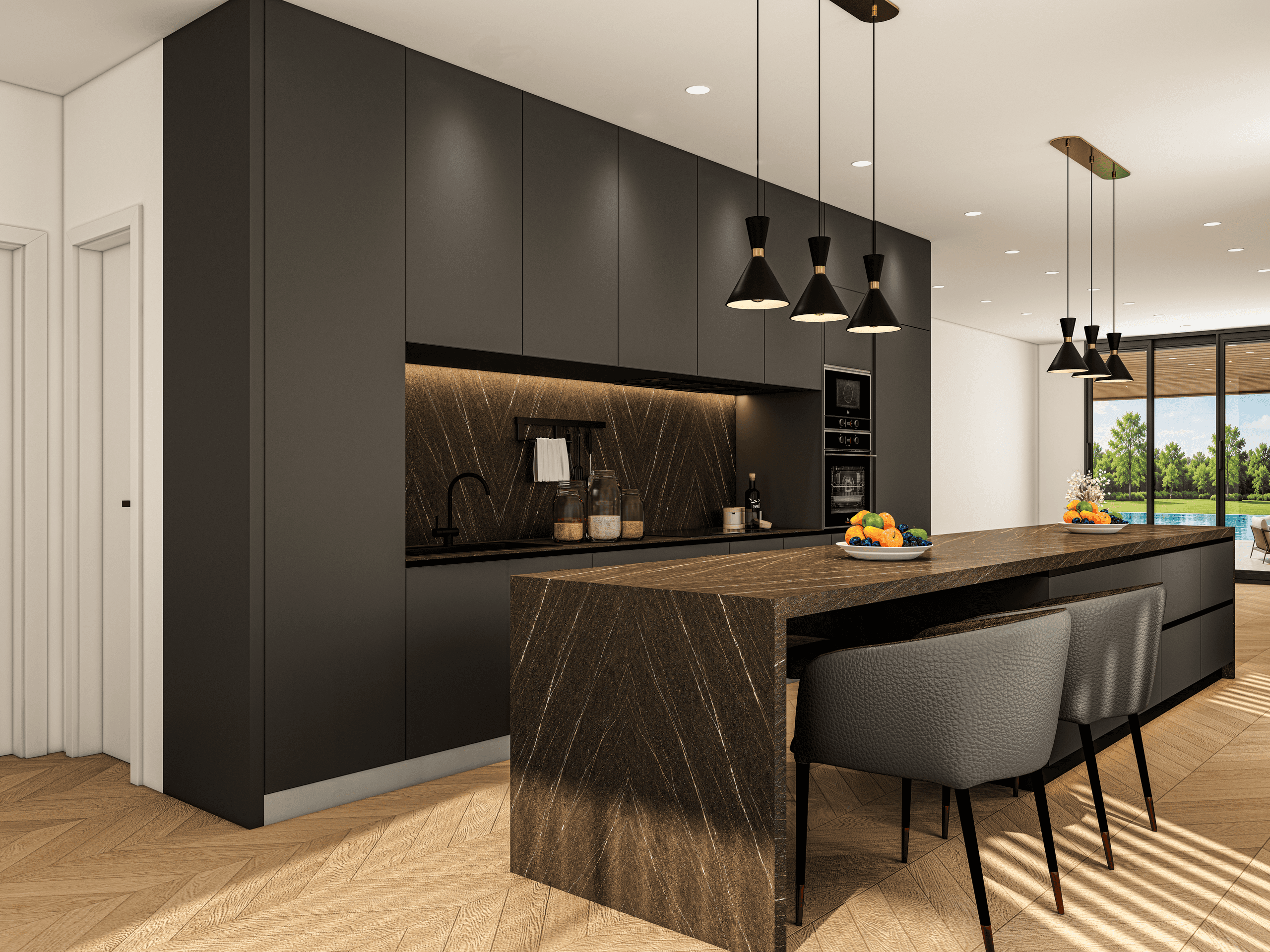 Kitchen and dining